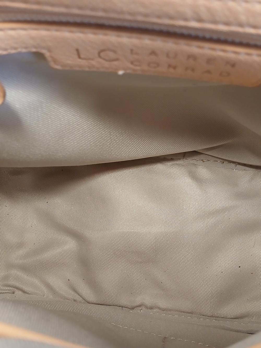 LC Lauren Conrad Peach Faux Leather Mini Backpack - Picture 16 of 16